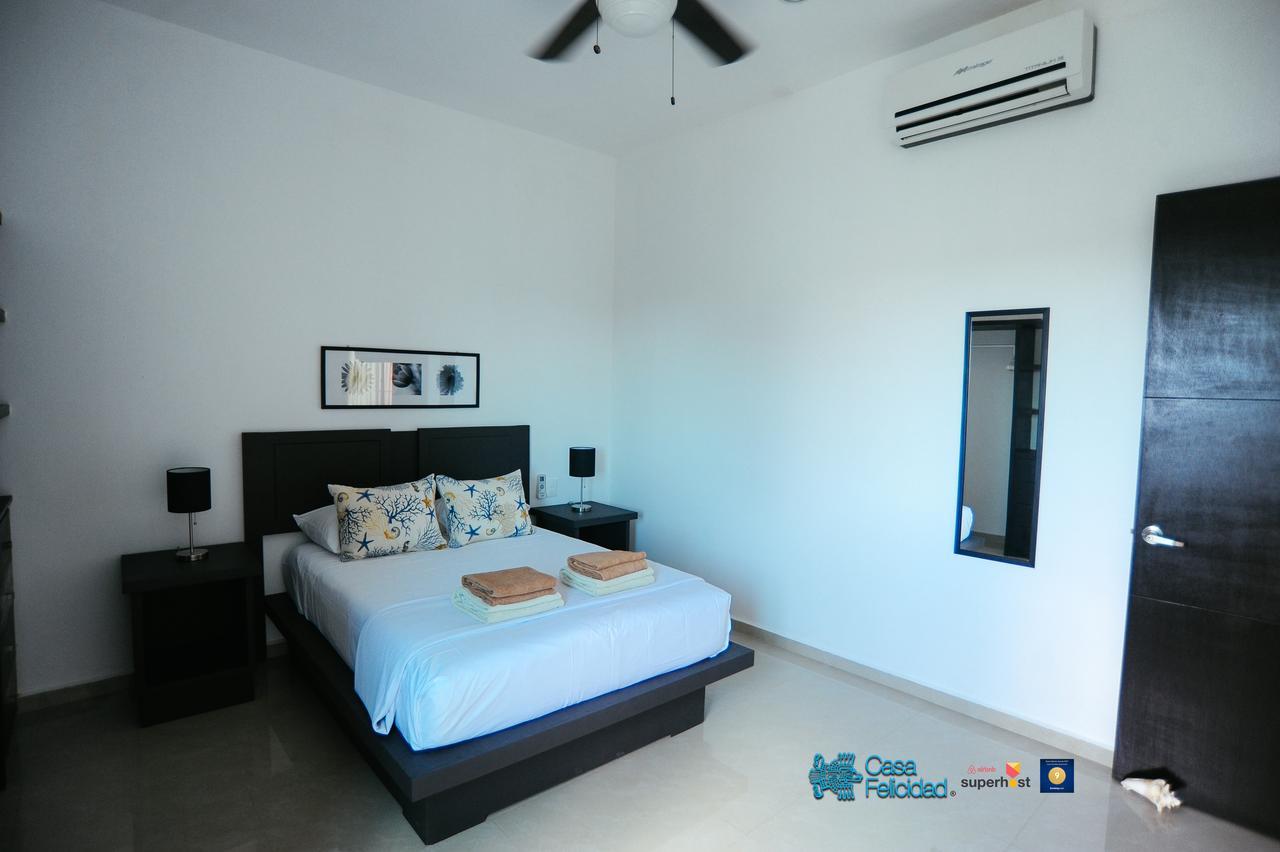 Casa Felicidad Apartment Плая дел Кармен Стая снимка