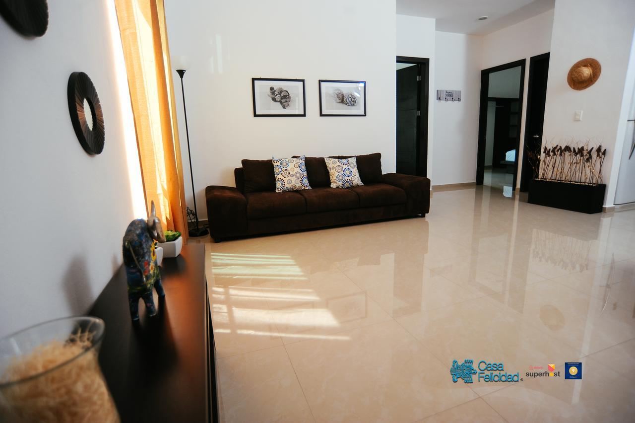 Casa Felicidad Apartment Плая дел Кармен Стая снимка